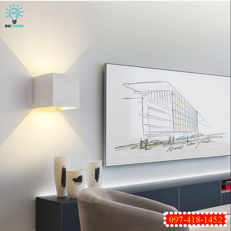 Đèn hắt tường chiếu sáng cho không gian tươi mới
