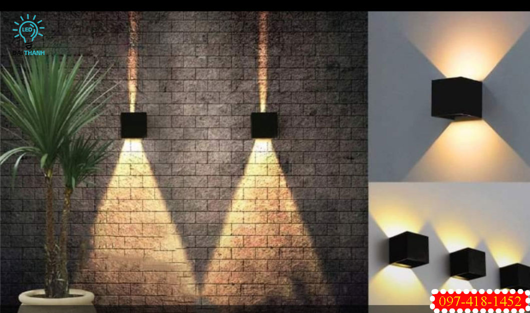 Đèn hắt tường chiếu sáng cho không gian tươi mới